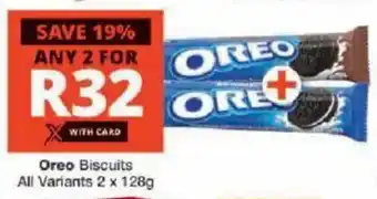Checkers Oreo Biscuits All Variants offer