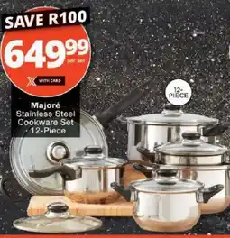 Checkers Majoré Stainless Steel Cookware Set offer