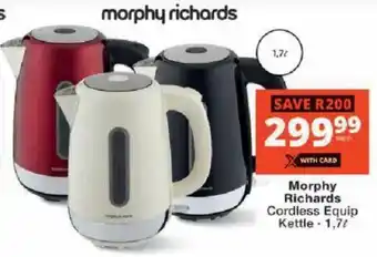 Checkers Morphy Richards Cordless Equip Kettle offer