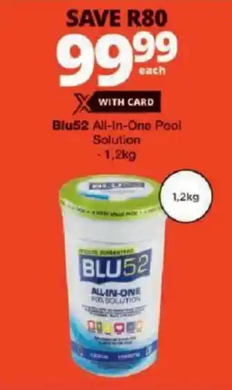 Checkers Blu52 All-In-One Pool Solution offer