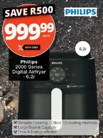 Checkers Philips 2000 Series Digital Airfryer offer