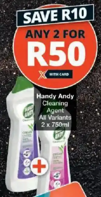 Checkers Handy Andy Cleaning Agent All Variants offer