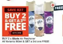 Checkers Glade Air Freshener All Variants offer