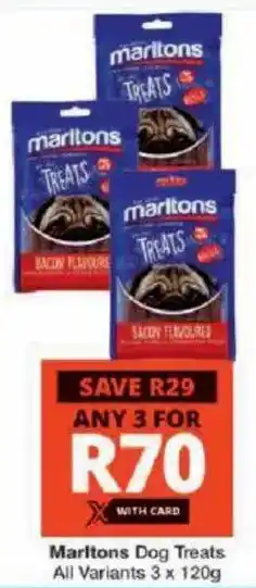 Checkers Marltons Dog Treats All Variants offer