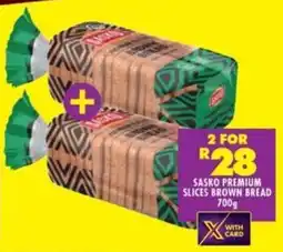 Shoprite Sasko premium slices brown bread offer