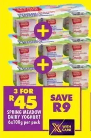 Shoprite Spring meadow dairy yoghurt offer
