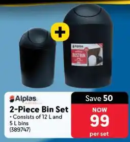 Makro 2-Piece Bin Set offer