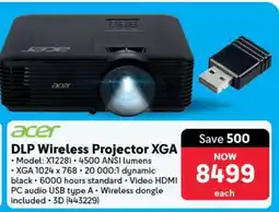 Makro DLP Wireless Projector XGA offer