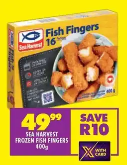Shoprite SEA HARVEST FROZEN FISH FINGERS 400g offer