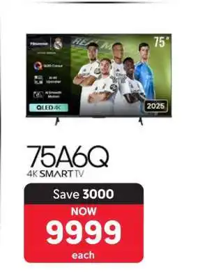 Makro 75A6Q 4K SMART TV offer
