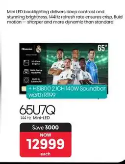 Makro 65U7Q 144 Hz Mini-LED offer