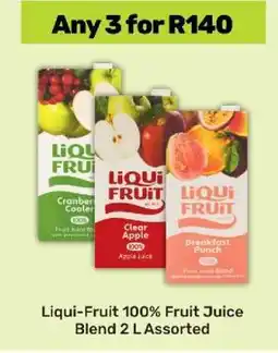 Game Liqui Fruit 100% Fruit Juice Blend 2 L Assorted offer