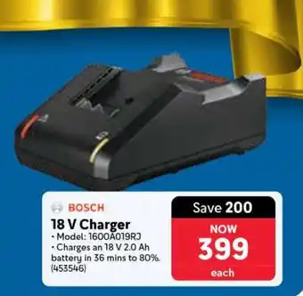 Makro 18 V Charger offer