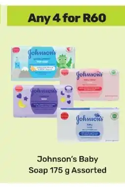 Game Johnson’s Baby Soap 175 g Assorted offer