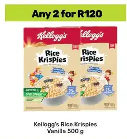 Game Kellogg's Rice Krispies Vanilla 500 g offer
