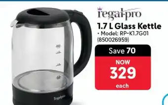 Makro 1.7 L Glass Kettle offer