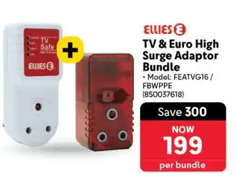 Makro TV & Euro High Surge Adaptor Bundle offer