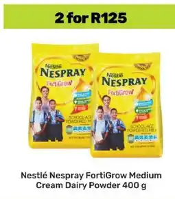 Game Nestlé Nespray FortiGrow Medium Cream Dairy Powder 400 g offer