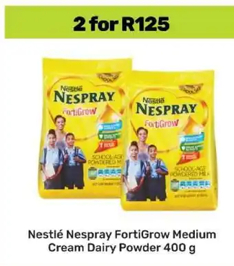 Game Nestlé Nespray FortiGrow Medium Cream Dairy Powder 400 g offer