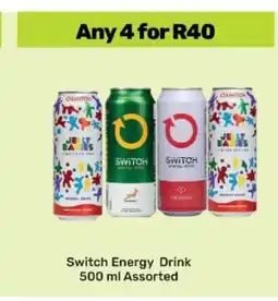 Game SWITCH ENERGY DRINK offer