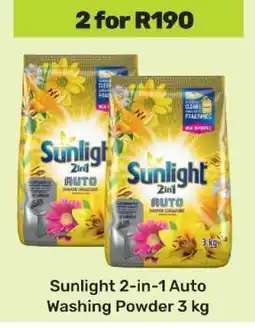 Game Sunlight 2-in-1 Auto Washing Powder 3 kg offer