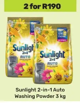 Game Sunlight 2-in-1 Auto Washing Powder 3 kg offer