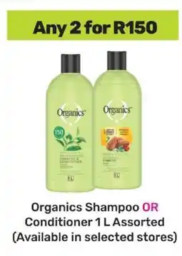 Game Organics Shampoo OR Conditioner 1 L Assorted offer