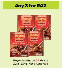 Game Royco Marinade OR Gravy offer