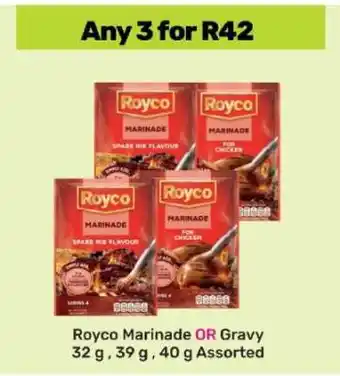 Game Royco Marinade OR Gravy offer