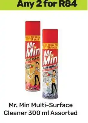 Game Mr. Min Multi-Surface Cleaner 300 ml Assorted offer