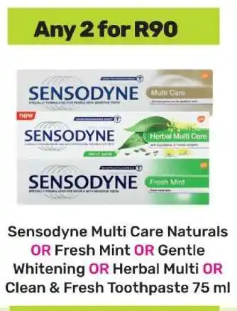 Game Sensodyne Toothpaste 75 ml offer