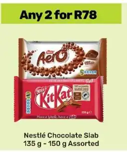 Game NESTLE CHOCOLATE SLAB offer