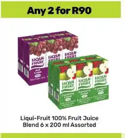 Game Liqui-Fruit 100% Fruit Juice Blend 6 x 200 ml Assorted offer