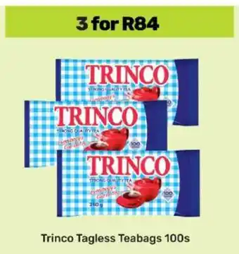 Game Trinco Tagless Teabags 100s offer