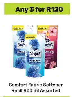 Game Comfort Fabric Softener Refill 800 ml Assorted offer