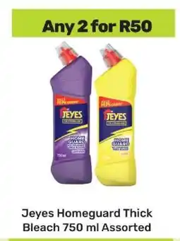 Game Jeyes Homeguard Thick Bleach 750 ml Assorted offer