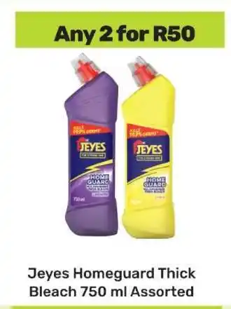Game Jeyes Homeguard Thick Bleach 750 ml Assorted offer
