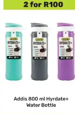 Game Addis 800 ml Hydrate+ Water Bottle offer