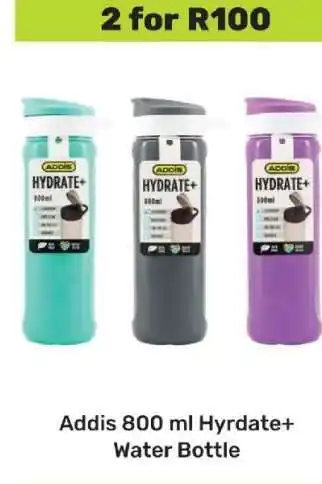 Game Addis 800 ml Hydrate+ Water Bottle offer