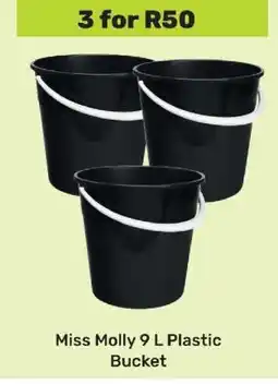 Game Miss Molly 9 L Plastic Bucket offer