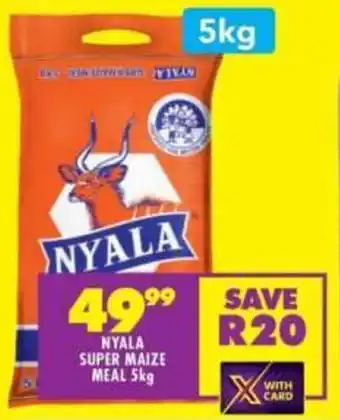 Shoprite Nyala super maize meal offer