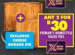 Shoprite Pieman's homestyle value pies offer