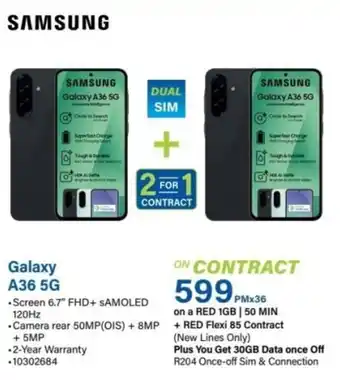 Incredible Connection SAMSUNG Galaxy A36 5G offer