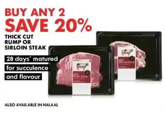 Woolworths Thick cut rump or sirloin steak offer