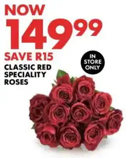 Woolworths Classic red speciality roses offer