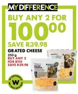 Woolworths Grated cheese offer