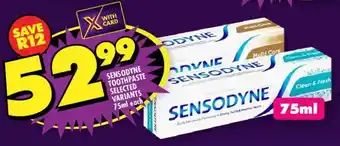 Sensodyne toothpaste