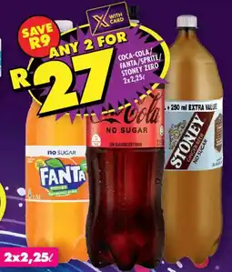 Shoprite Coca-cola fanta/ sprite/ stoney zero offer