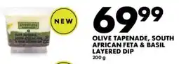 Woolworths Olive tapenade, south african feta & basil layered dip offer