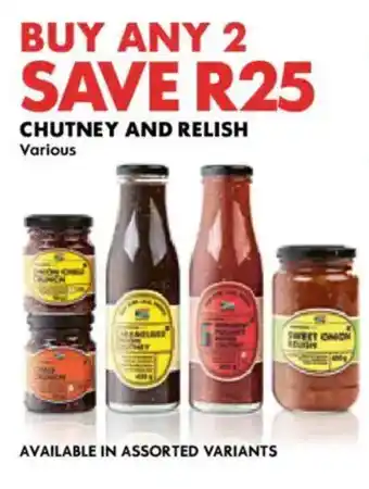 Woolworths Chutney and relish offer